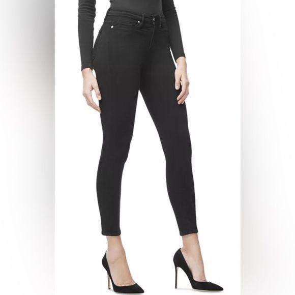 NWOT Good American Good Legs Crop Sz 0 - Picture 7 of 9